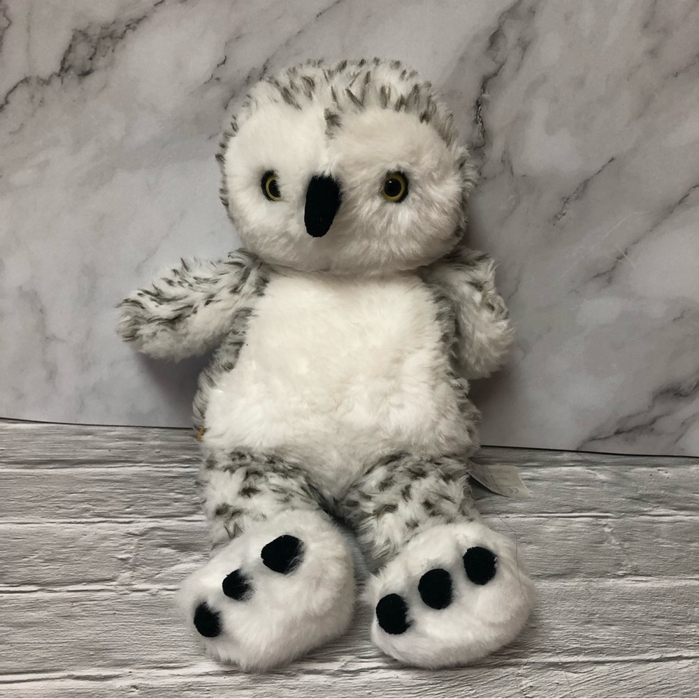 Build-A-Bear BAB White Snowy Owl Plush Stuffed Animal Hedwig